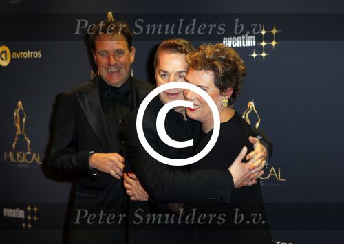 Utrecht 7 januari 2015
Musical awards gala in het Beatrix theater.
Raymonde de Kuyper met Tony Neef en man