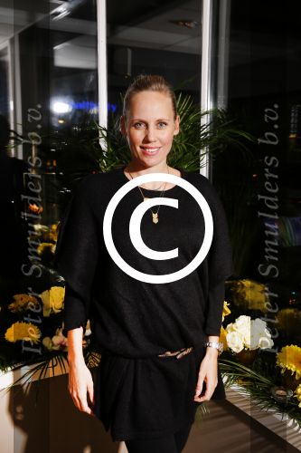 Amsterdam 12 januari 2015
Presentatie nieuwe geur van Roberto Cavalli bij restaurant Diverto.
Regina Romeijn zwanger van haar tweede kindje