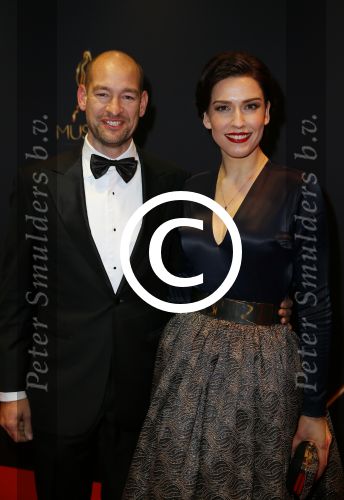 Utrecht 7 januari 2015
Musical awards gala in het Beatrix theater.
Renee v Wegberg met man