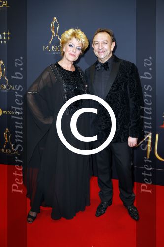 Utrecht 7 januari 2015
Musical awards gala in het Beatrix theater.
Simone Kleinsma en Jon v Eerd