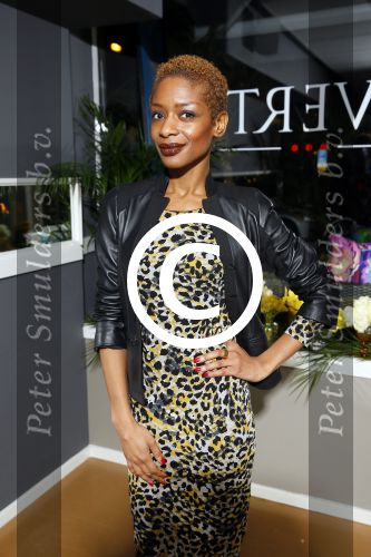 Amsterdam 12 januari 2015
Presentatie nieuwe geur van Roberto Cavalli bij restaurant Diverto.
Sylvana Simons