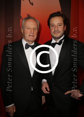 Amsterdam 16 december 2014
Sportman van het jaar verkiezing in de RAI.
Tom Okker met zijn zoon Stefan Okker