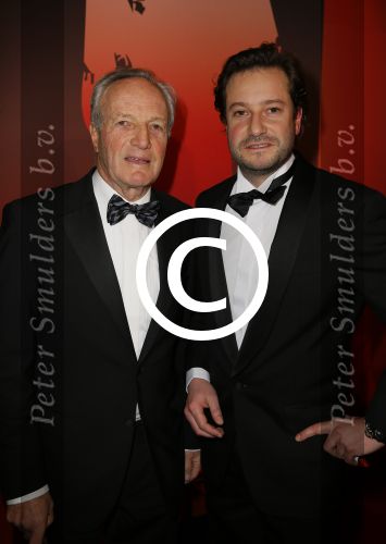 Amsterdam 16 december 2014
Sportman van het jaar verkiezing in de RAI.
Tom Okker met zijn zoon Stefan Okker