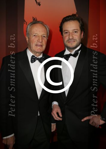 Amsterdam 16 december 2014
Sportman van het jaar verkiezing in de RAI.
Tom Okker met zijn zoon Stefan Okker
