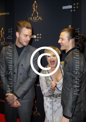 Utrecht 7 januari 2015
Musical awards gala in het Beatrix theater.
Guido Spek Vera Mann en Jim Bakkum
