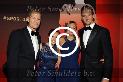 Amsterdam 15 december 2015
Sportgala/ sportverkiezing sportman en sportvrouw van het jaar in de Rai.  Robert Meeuwsen  en Alexander Brouwer