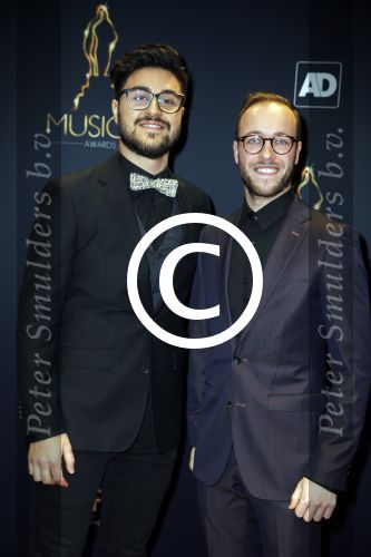 Utrecht 6 januari 2016
Uitreiking musical awards in het beatrixtheater.
Amir Ferhidi en Maarten Smeele