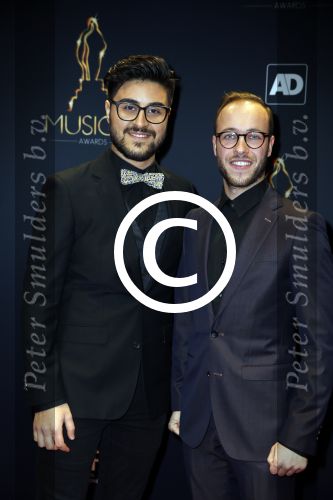 Utrecht 6 januari 2016
Uitreiking musical awards in het beatrixtheater.
Amir Ferhidi en Maarten Smeele