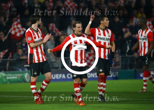 Eindhoven, 8 December 2015
laatste poulewedstrijd PSV-CSKA Moskou, eidnsatnd 2-1
PSV door naar de 1/8 finale
Andres Guardado