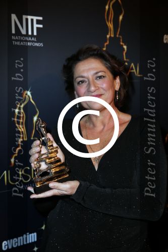 Utrecht 6 januari 2016
Uitreiking musical awards in het beatrixtheater. Annet Malherbe met zoon