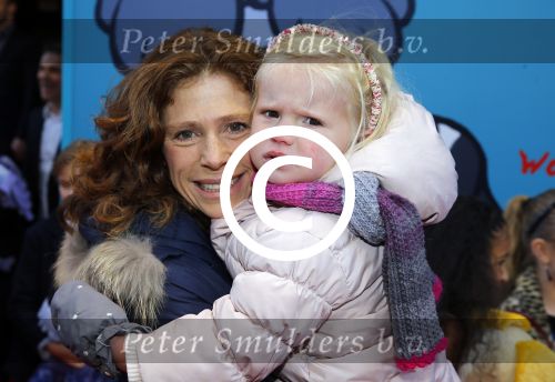 Amsterdam 17 januari 2016
Premiere Woezel en Pip in Tuschinski. Barbara Barend met dochter