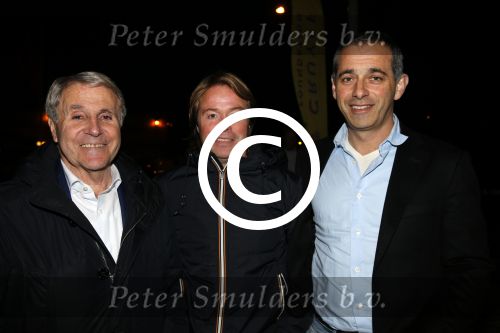 Amsterdam 14 december 2015
Galaavond bij de kookfabriek tbv Johan Cruijff foundation.
Bennie met Zoon Danny Muller en ...(r)