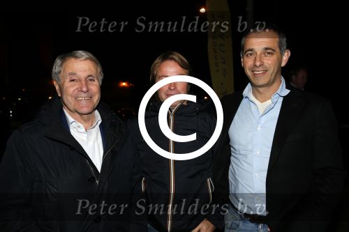 Amsterdam 14 december 2015
Galaavond bij de kookfabriek tbv Johan Cruijff foundation.
Bennie met Zoon Danny Muller en ...(r)