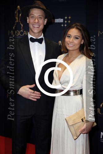 Utrecht 6 januari 2016
Uitreiking musical awards in het beatrixtheater.
 Bram Blankestijn met vriendin