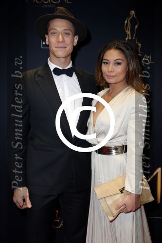 Utrecht 6 januari 2016
Uitreiking musical awards in het beatrixtheater.
 Bram Blankestijn met vriendin