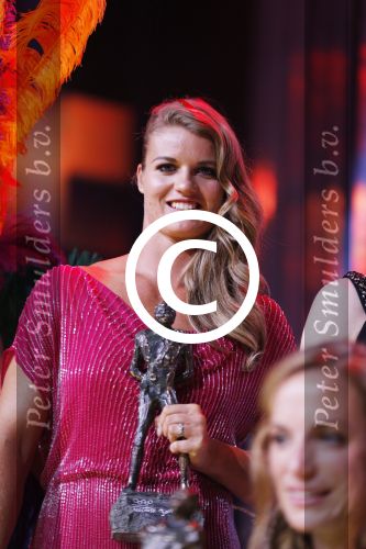 Amsterdam 15 december 2015
Sportgala/ sportverkiezing sportman en sportvrouw van het jaar in de Rai.
Dafne Schippers