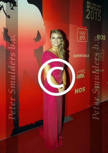 Amsterdam 15 december 2015
Sportgala/ sportverkiezing sportman en sportvrouw van het jaar in de Rai.
Dafne Schippers