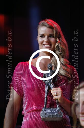 Amsterdam 15 december 2015
Sportgala/ sportverkiezing sportman en sportvrouw van het jaar in de Rai.
Dafne Schippers