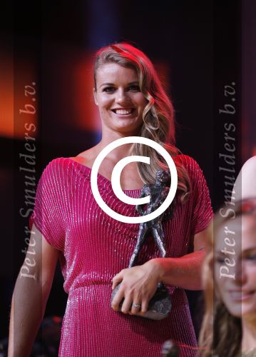 Amsterdam 15 december 2015
Sportgala/ sportverkiezing sportman en sportvrouw van het jaar in de Rai.
Dafne Schippers