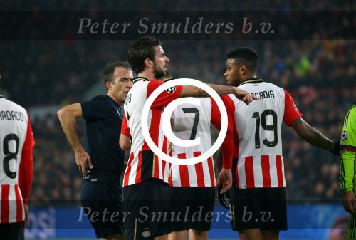 Eindhoven, 8 December 2015
laatste poulewedstrijd PSV-CSKA Moskou, eidnsatnd 2-1
PSV door naar de 1/8 finale