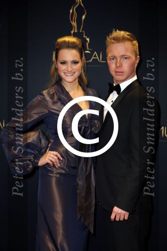 Utrecht 6 januari 2016
Uitreiking musical awards in het beatrixtheater.
Desi v Doeveren en Martijn Vogel