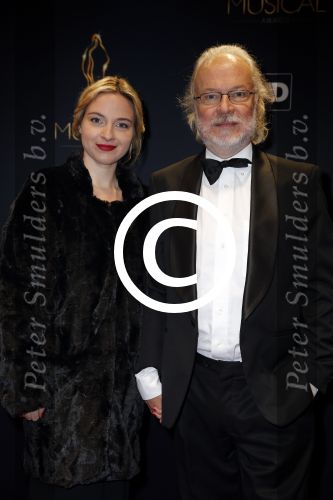 Utrecht 6 januari 2016
Uitreiking musical awards in het beatrixtheater.
Eddy Habbema met vriendin