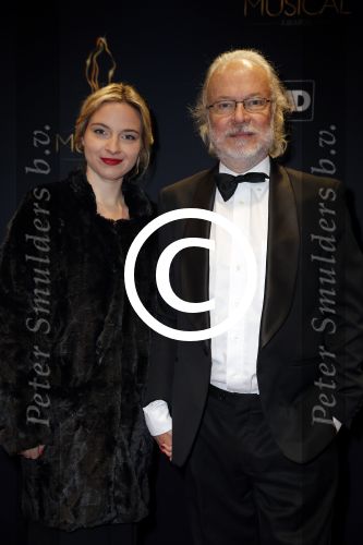 Utrecht 6 januari 2016
Uitreiking musical awards in het beatrixtheater.
Eddy Habbema met vriendin