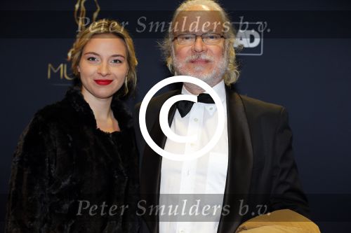 Utrecht 6 januari 2016
Uitreiking musical awards in het beatrixtheater.
Eddy Habbema met vriendin