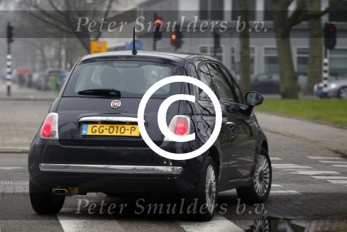 Amsterdam 6 januari 2016
Estelle Cruijff in haar fiat 500