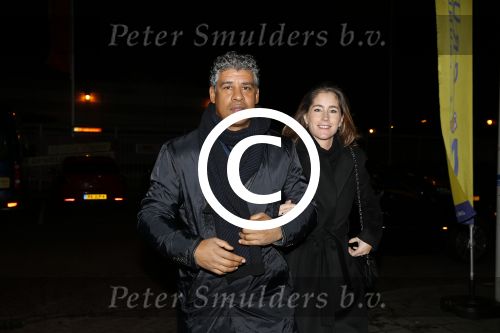 Amsterdam 14 december 2015
Galaavond bij de kookfabriek tbv Johan Cruijff foundation.
Frank Rijkaard met zijn vrouw Stephanie