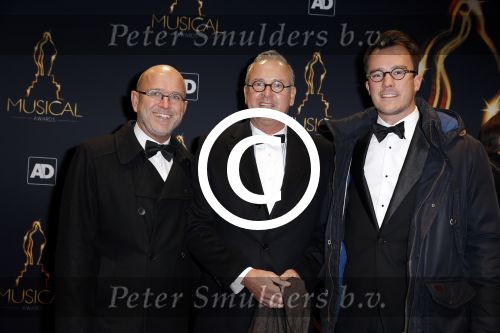 Utrecht 6 januari 2016
Uitreiking musical awards in het beatrixtheater.
Fred Butter met zijn 2 partners