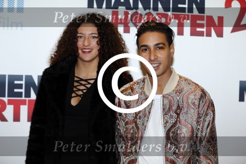 Amsterdam 14 december 2015
Premiere manneharten 2 in het nieuwe de la mar theater met 
Hassan Slaby en partner