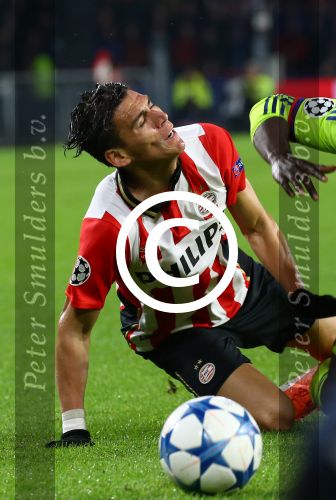 Eindhoven, 8 December 2015
laatste poulewedstrijd PSV-CSKA Moskou, eidnsatnd 2-1
PSV door naar de 1/8 finale
Hector Moreno