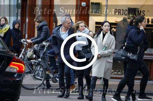 Amsterdam 10 januari 2016
Jaap Jongbloed met zijn nieuwe vriendin Paola Goldsteen.