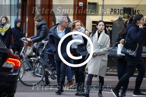 Amsterdam 10 januari 2016
Jaap Jongbloed met zijn nieuwe vriendin Paola Goldsteen.