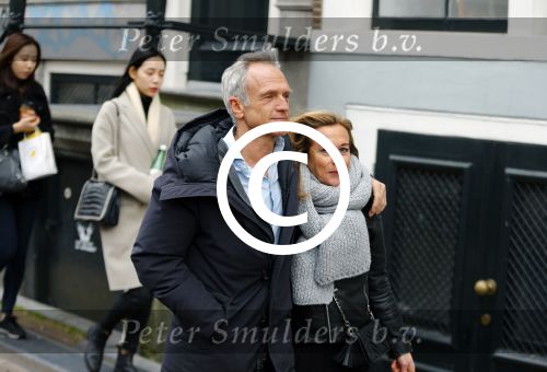 Amsterdam 10 januari 2016
Jaap Jongbloed met zijn nieuwe vriendin Paola Goldsteen.