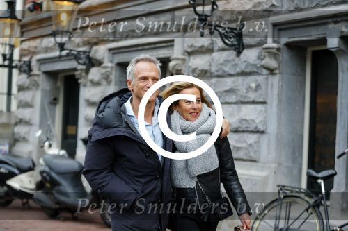 Amsterdam 10 januari 2016
Jaap Jongbloed met zijn nieuwe vriendin Paola Goldsteen.