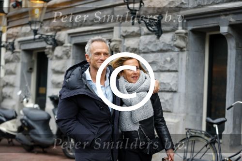 Amsterdam 10 januari 2016
Jaap Jongbloed met zijn nieuwe vriendin Paola Goldsteen.