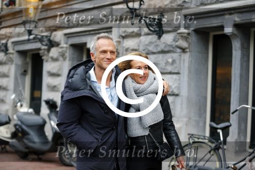 Amsterdam 10 januari 2016
Jaap Jongbloed met zijn nieuwe vriendin Paola Goldsteen.