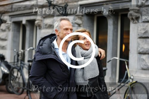 Amsterdam 10 januari 2016
Jaap Jongbloed met zijn nieuwe vriendin Paola Goldsteen.