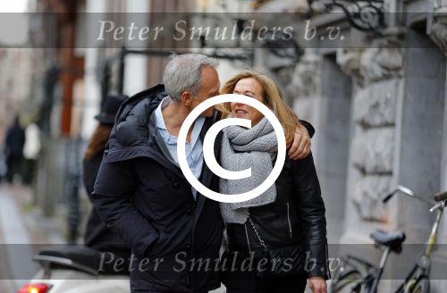 Amsterdam 10 januari 2016
Jaap Jongbloed met zijn nieuwe vriendin Paola Goldsteen.