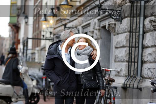 Amsterdam 10 januari 2016
Jaap Jongbloed met zijn nieuwe vriendin Paola Goldsteen.