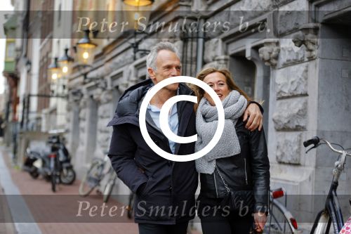 Amsterdam 10 januari 2016
Jaap Jongbloed met zijn nieuwe vriendin Paola Goldsteen.