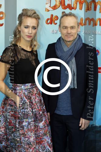 Amsterdam 6 december 2015
Premiere Dummie de Mummie in theater Amsterdam.
Jennifer Hoffman met Marcel Hensema