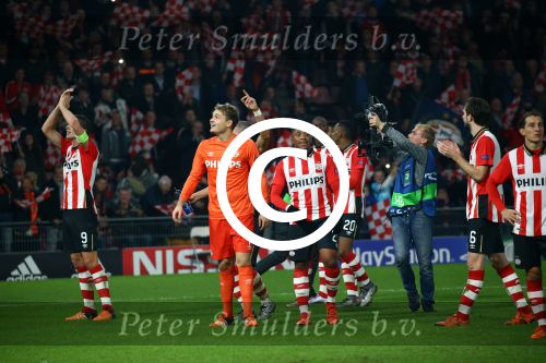 Eindhoven, 8 December 2015
laatste poulewedstrijd PSV-CSKA Moskou, eidnsatnd 2-1
PSV door naar de 1/8 finale
