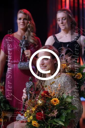 Amsterdam 15 december 2015
Sportgala/ sportverkiezing sportman en sportvrouw van het jaar in de Rai. Jiske Griffioen
