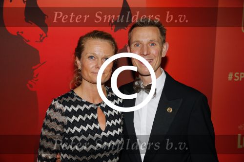Amsterdam 15 december 2015
Sportgala/ sportverkiezing sportman en sportvrouw van het jaar in de Rai. Jochem Uytenhage met vrouw
