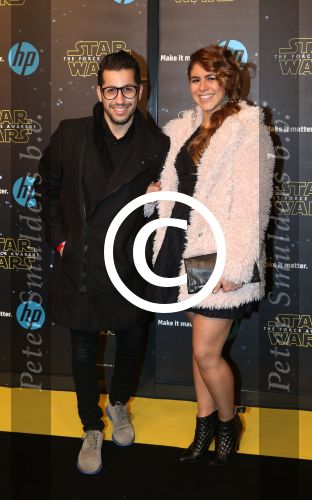 Amsterdam, 15 December 2015
Premiere Star Wars
Jody Bernal met zijn zwangere vrouw