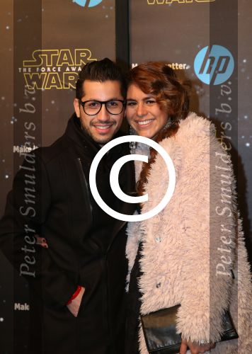 Amsterdam, 15 December 2015
Premiere Star Wars
Jody Bernal met zijn zwangere vrouw