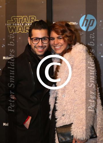 Amsterdam, 15 December 2015
Premiere Star Wars
Jody Bernal met zijn zwangere vrouw